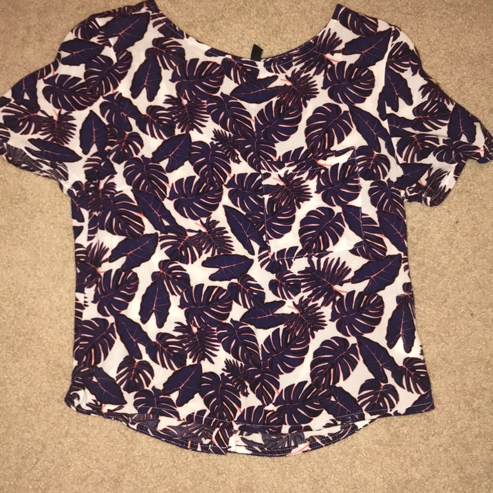 Purple Palm Tree Shirt